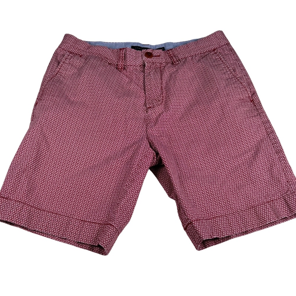 Tommy Hilfiger‎ Shorts Geometric Print Casual Chino Shorts Size 30